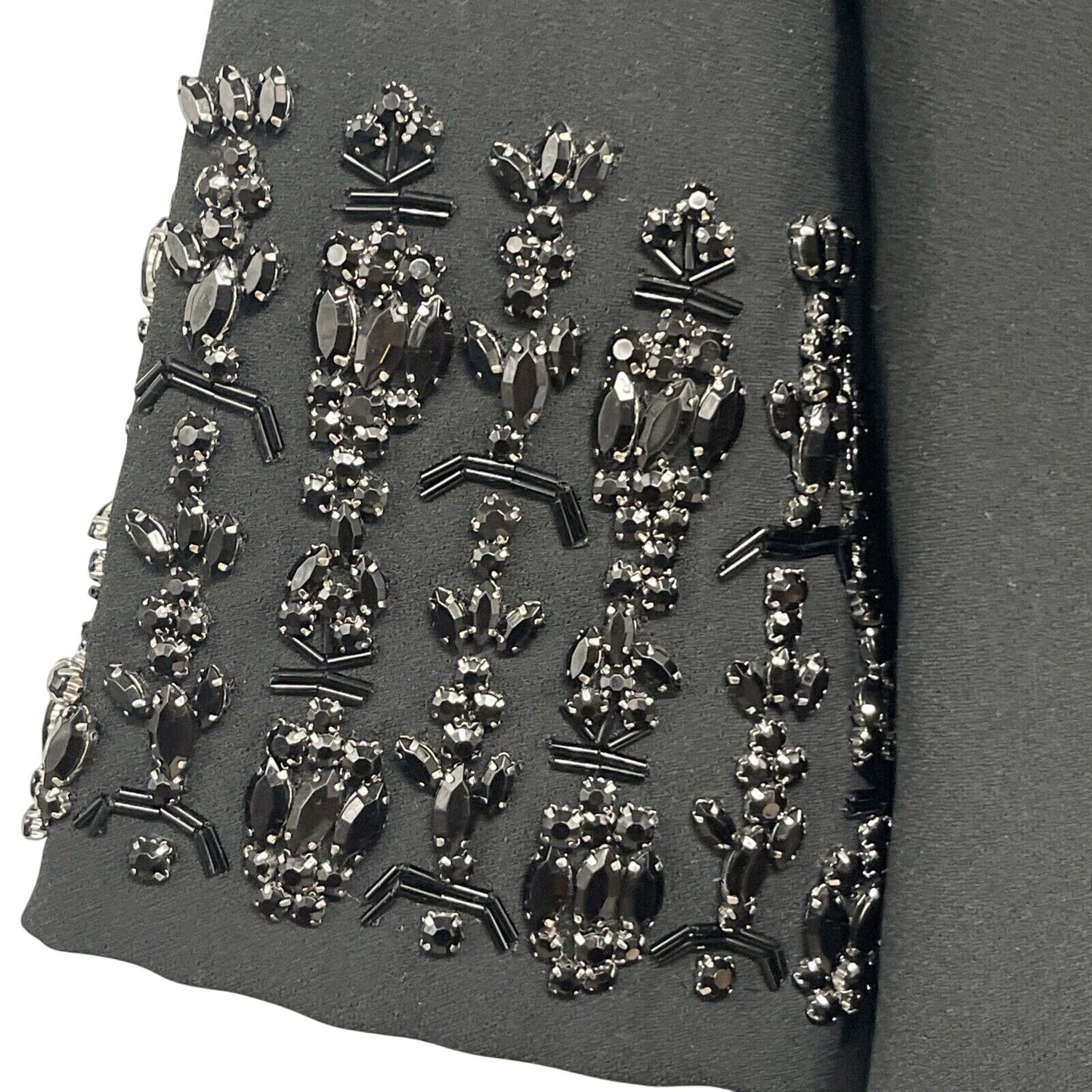 J Crew NWT Woman's Size 0 Embellished Classic Black Shift Dress