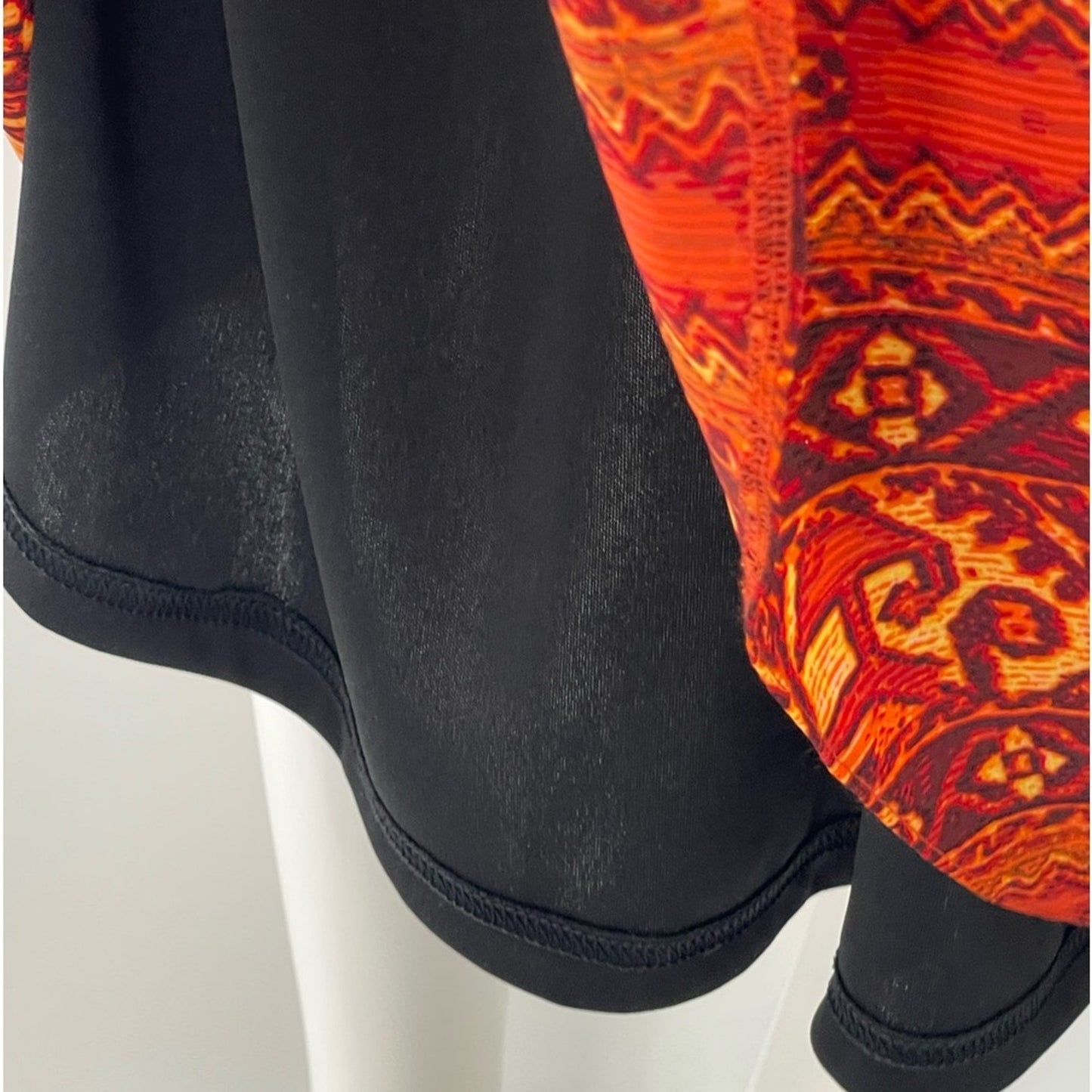 Anthology Tapestry Print Boho Midi Dress Long Sleeve Size Small