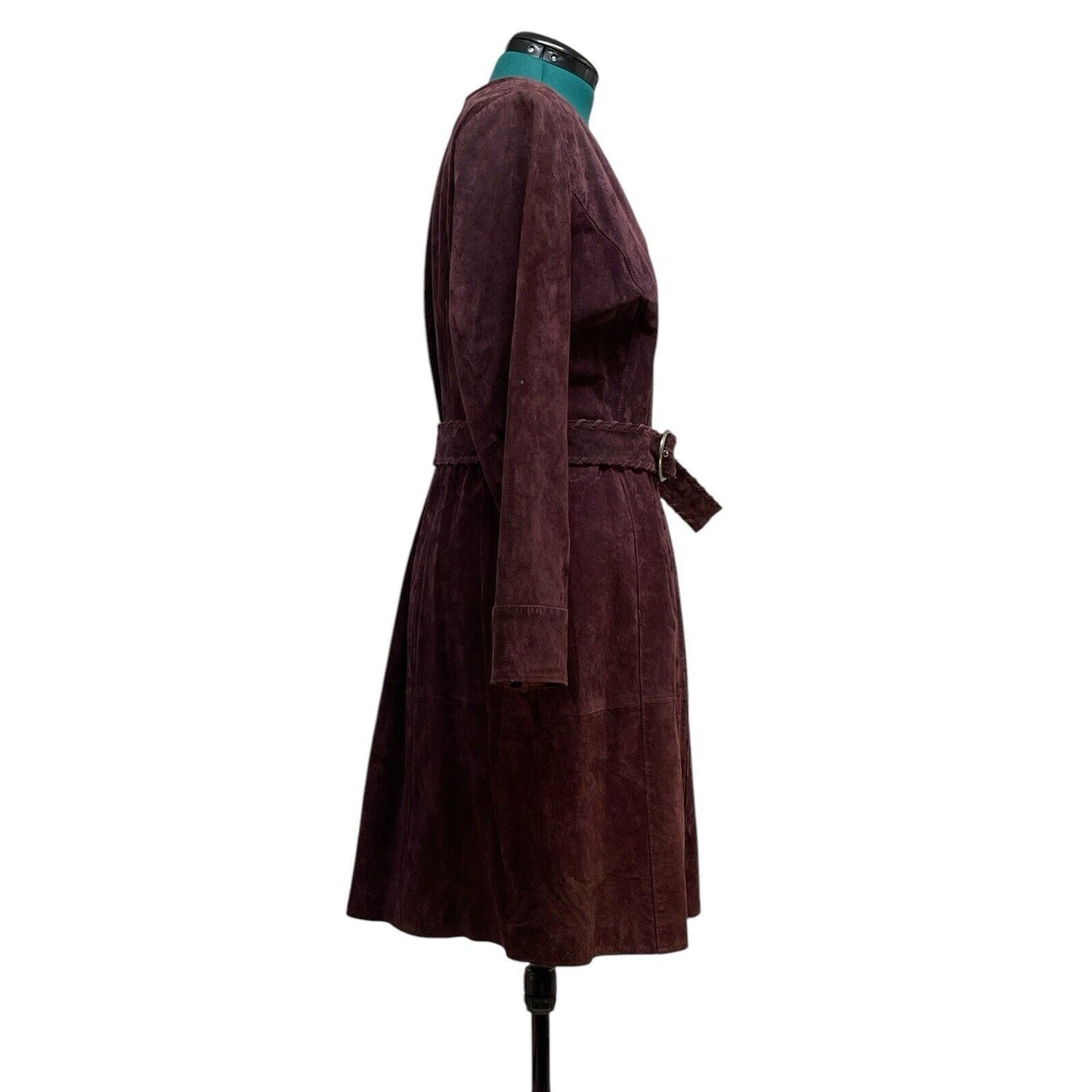 Terry Lewis Suede Zip up Coat Dress versatile, outerwear or statement Dress 1X