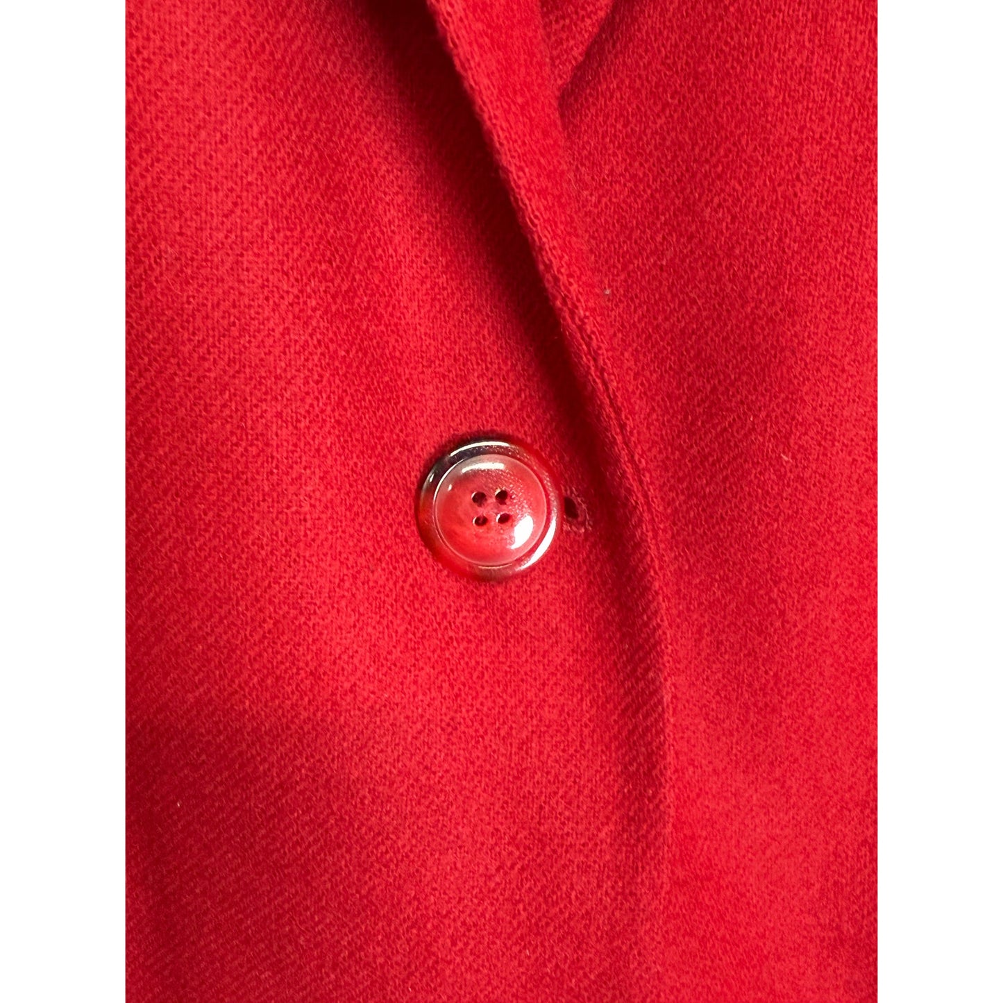 Sag Harbor Red Blazer 100% Pure New Wool – Size 18 Classic Single Button Jacket