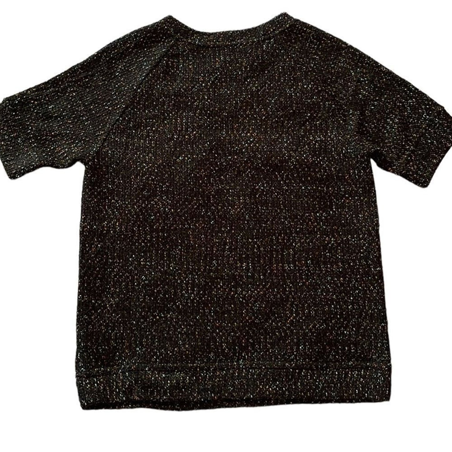 James Coviello for Anthropologie Metallic Brocade Knit Blouse – Size Small