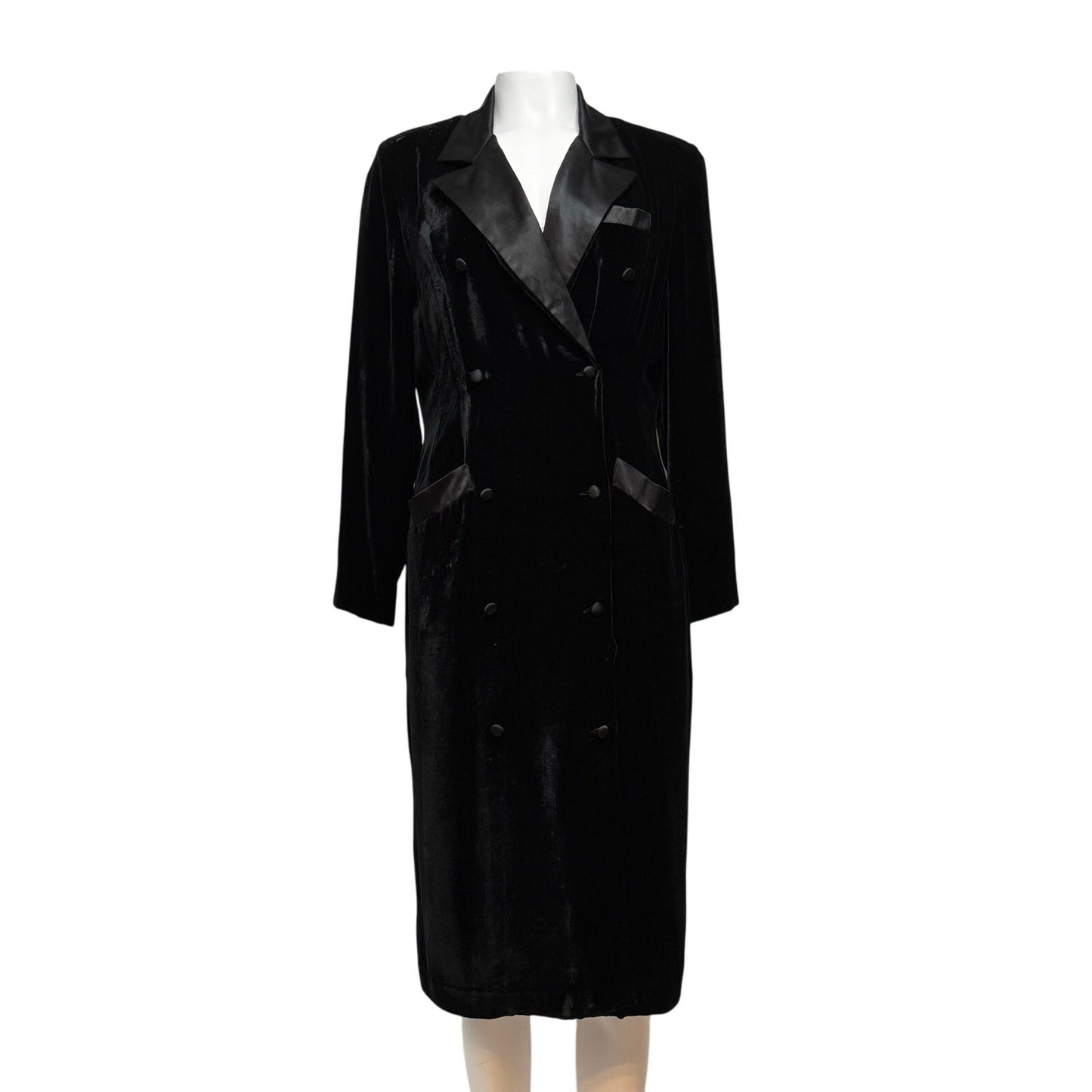 Vintage Charter Club Silk Blend Tuxedo Dress – Size 10