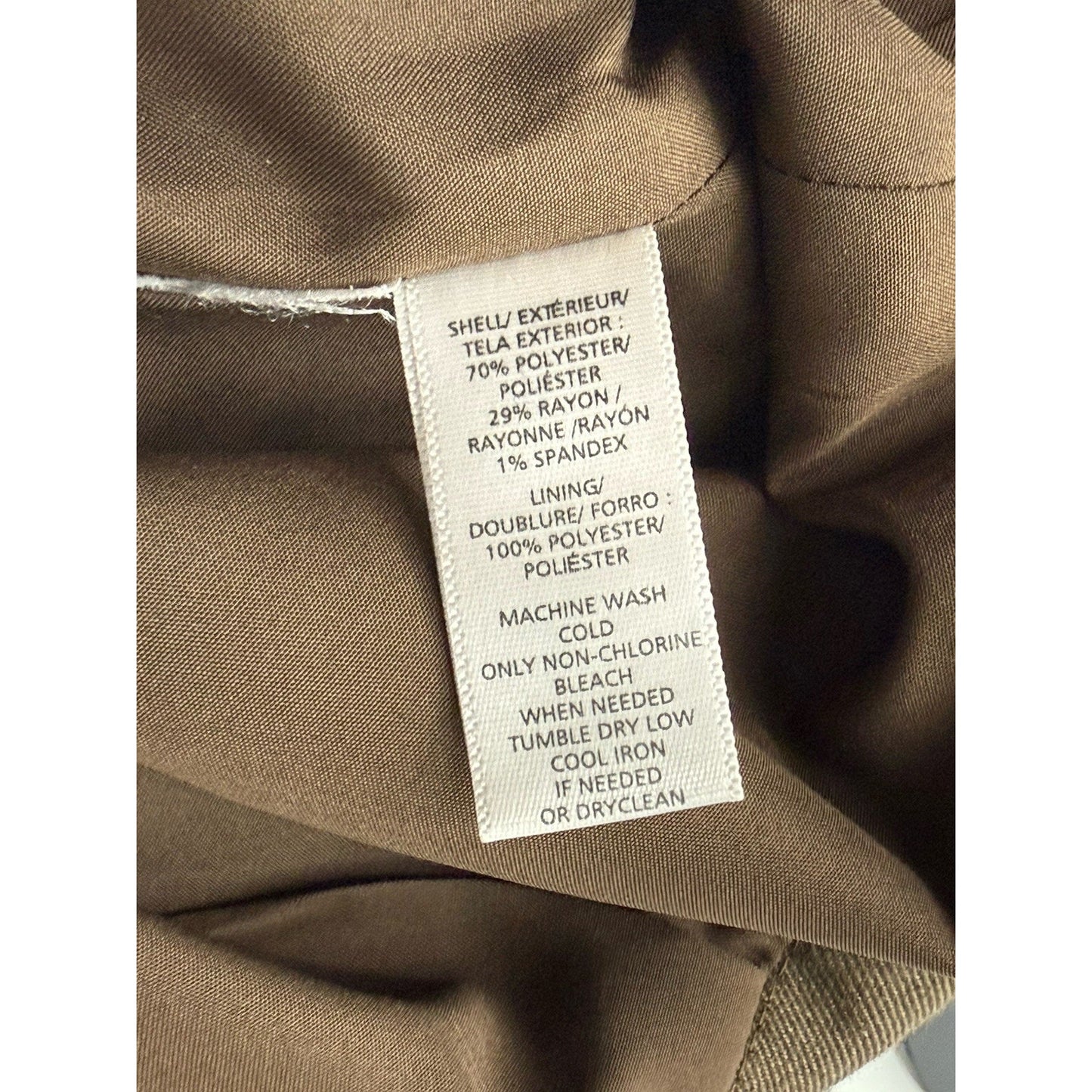 Ann Taylor LOFT Women’s Size 10 Brown Mini Skirt Front Pockets Lined Back Zip