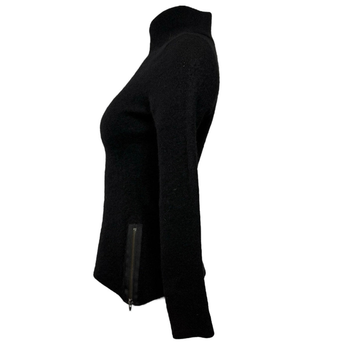 Saks Fifth Avenue 100% Cashmere Black Turtleneck Sweater – Size M