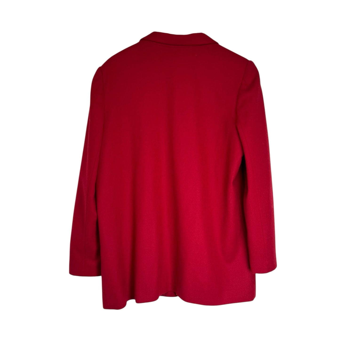 Sag Harbor Red Blazer 100% Pure New Wool – Size 18 Classic Single Button Jacket
