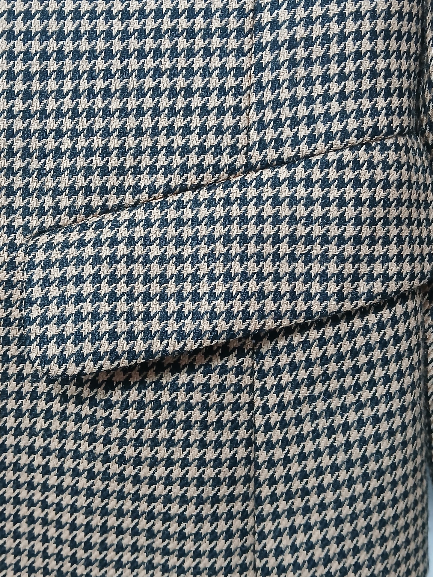 Liz Claiborne Collection 100% Wool Plaid Jacket Sz 8 Made in USA Classic Check Blazer