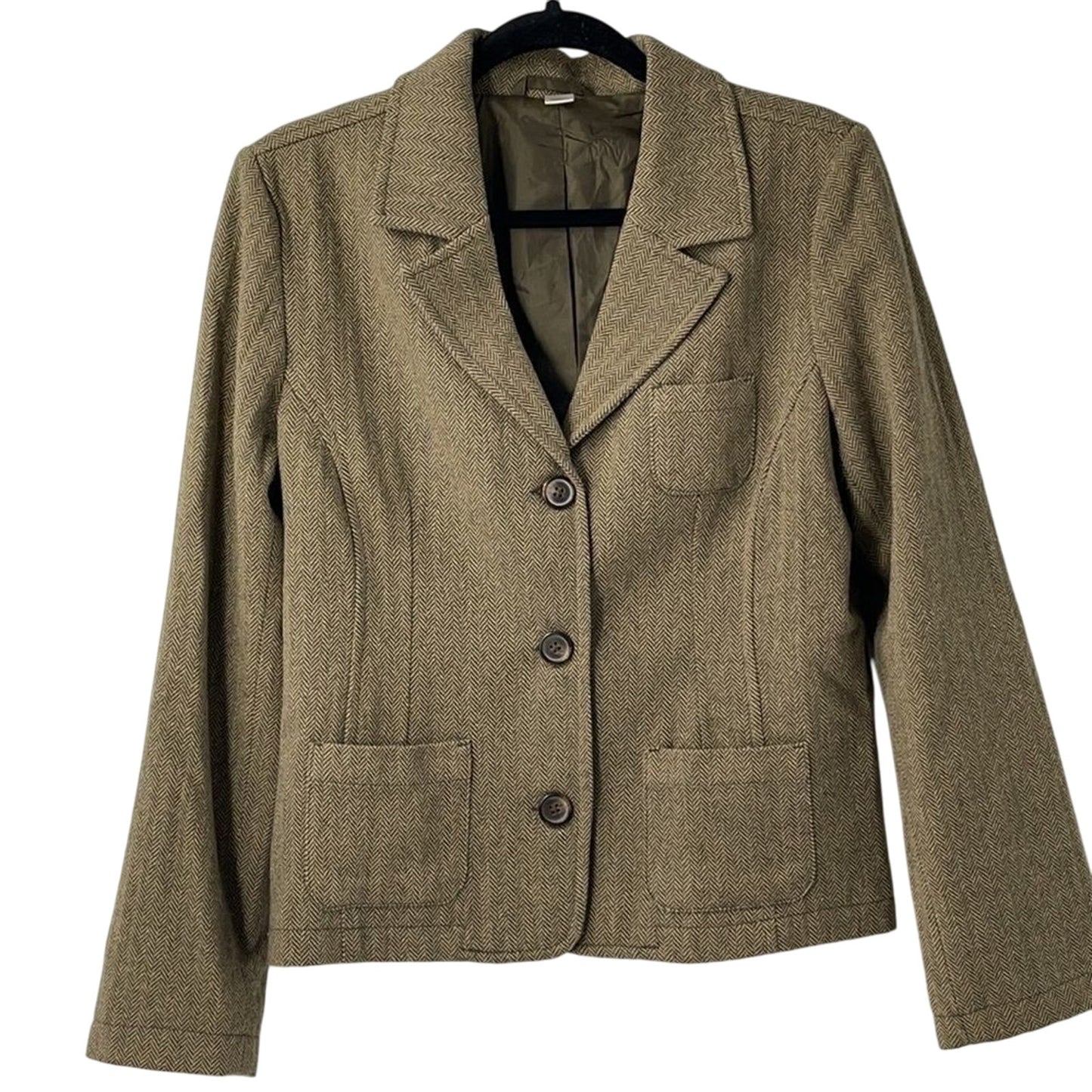 Old Navy Women’s Herringbone Blazer Classic Size Large