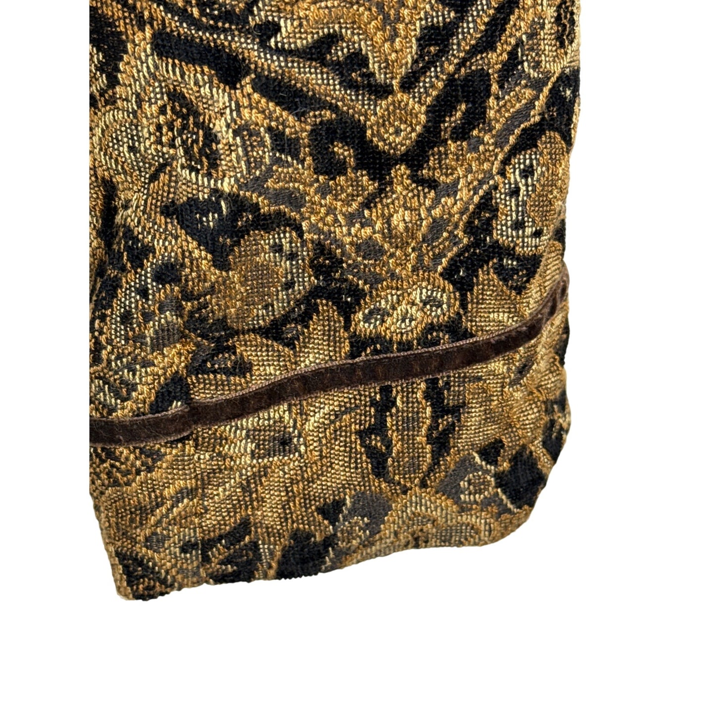 ERIN LONDON Women’s Gold & Black Brocade Baroque Floral Blazer Jacket S