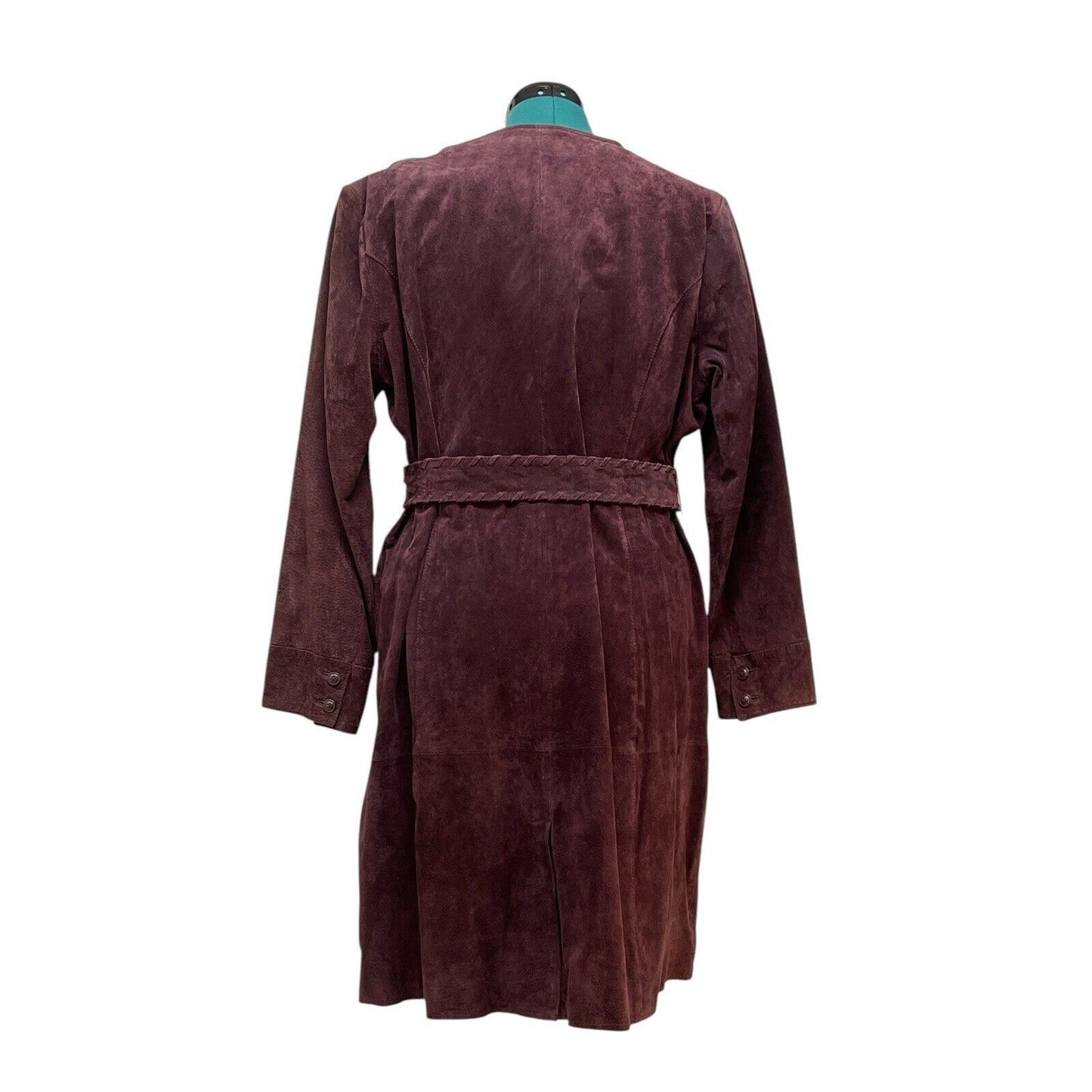 Terry Lewis Suede Zip up Coat Dress versatile, outerwear or statement Dress 1X