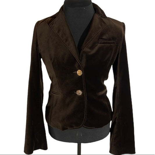 True Religion “Miss Groovy Geisha” Velvet Blazer – Women’s Medium